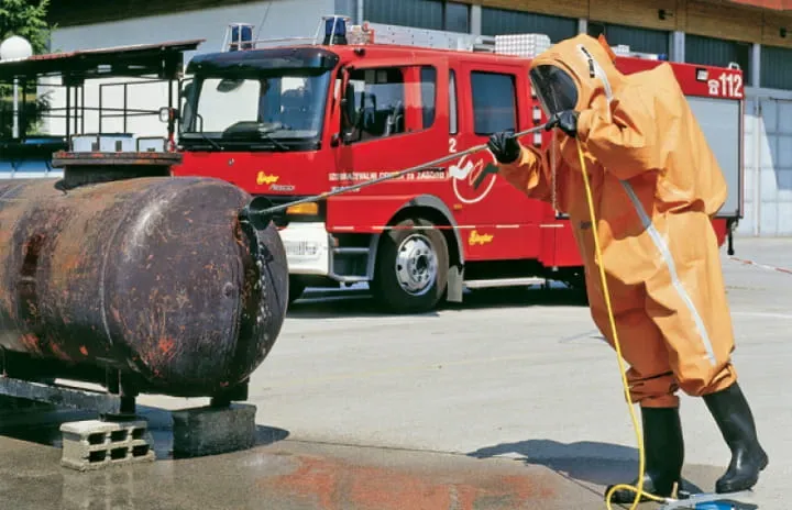 Equipo destinado a la fuga de sustancias